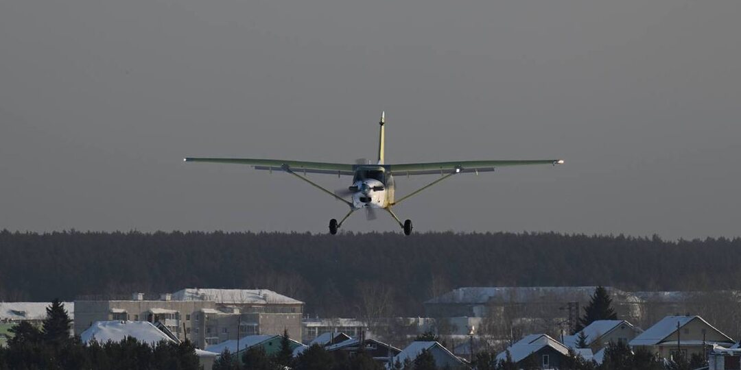 Новый российский самолёт ЛМС-901 «Байкал» впервые поднялся в воздух с полностью отечественным двигателем⁠⁠