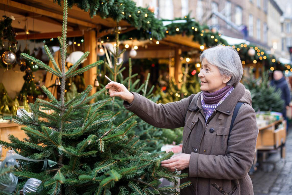 Перед установкой в доме обязательно хорошенько отряхнуть дерево кроной вниз на улице.  Фото: Изображение сгенерировано с помощью ИИ / Светлана Возмилова