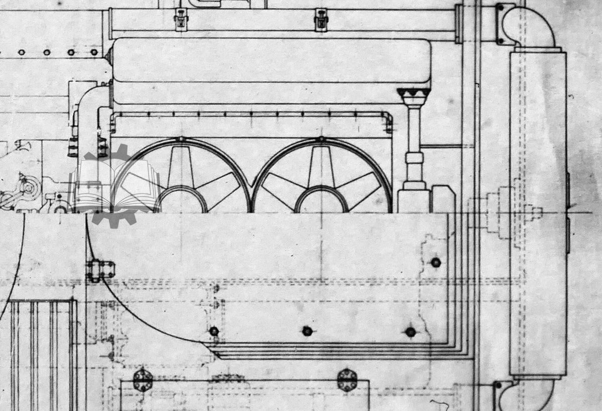 Сверху размещались вентиляторы системы охлаждения.