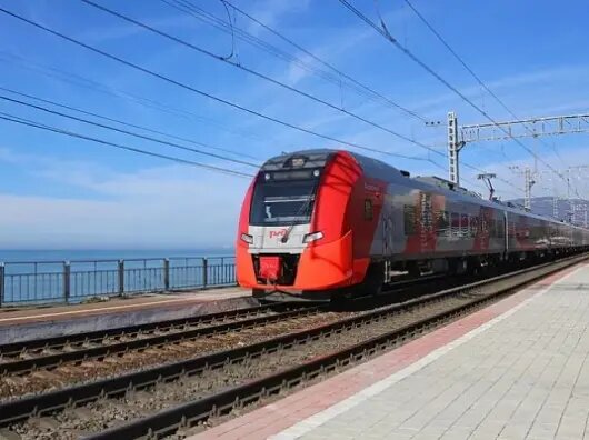    Поезд // Фото пресс-службы администрации Сочи