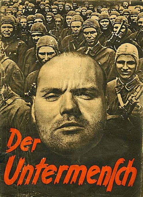  
Брошюра 1942 года «Недочеловек» («Der Untermensch»), изданная массовым тиражом.