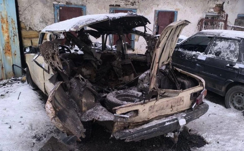    ВСУ бьют по гражданским автомобилям в Запорожской области. Фото - тг-канал Евгения Балицкого