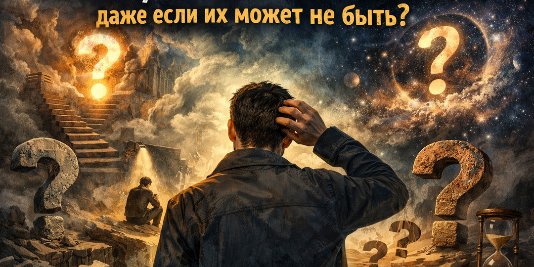 Почему человек ищет ответы, даже если их может не быть