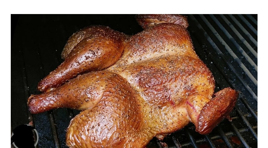 Копчёная курица по-домашнему.