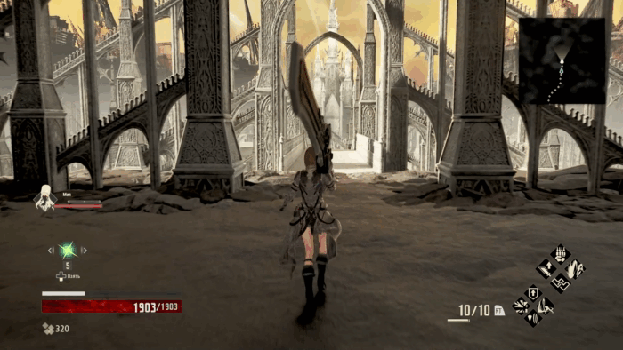 Gif картинка "Мия, Храм Святой Крови и протагонист"