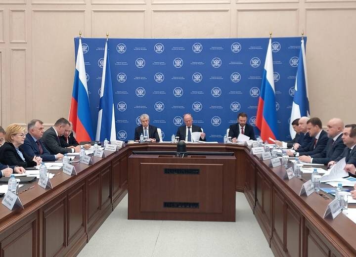 Заседание Морской коллегии провел ее председатель, помощник президента России Николай Патрушев / Фото: Морская коллегия России  📷
