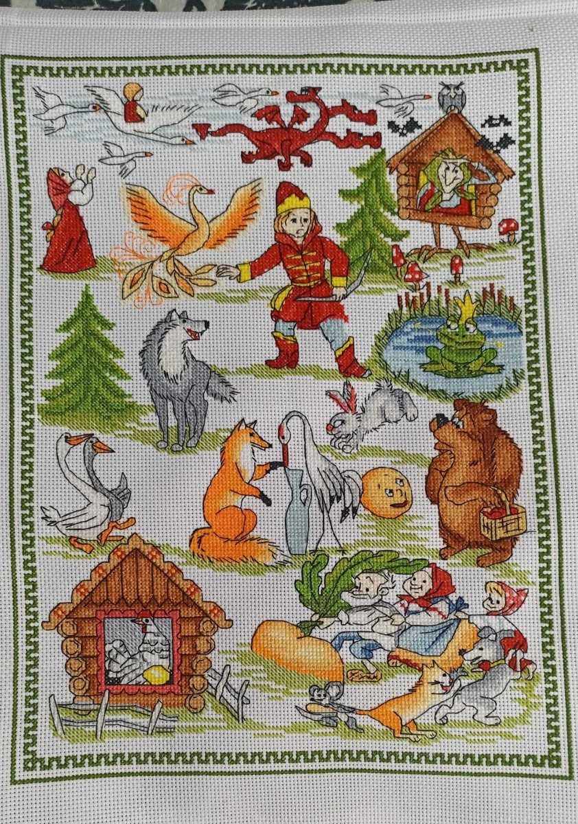 Вот такая, яркая и содержательная получилась работа. Много бэка, как я люблю, тянула удовольствие как могла, но все равно закончила быстро.