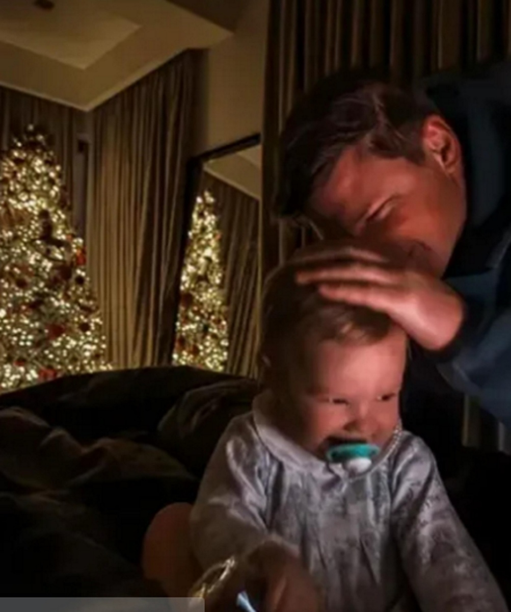 Андрей Аршавин с младшей дочкой. Фото: соцсети