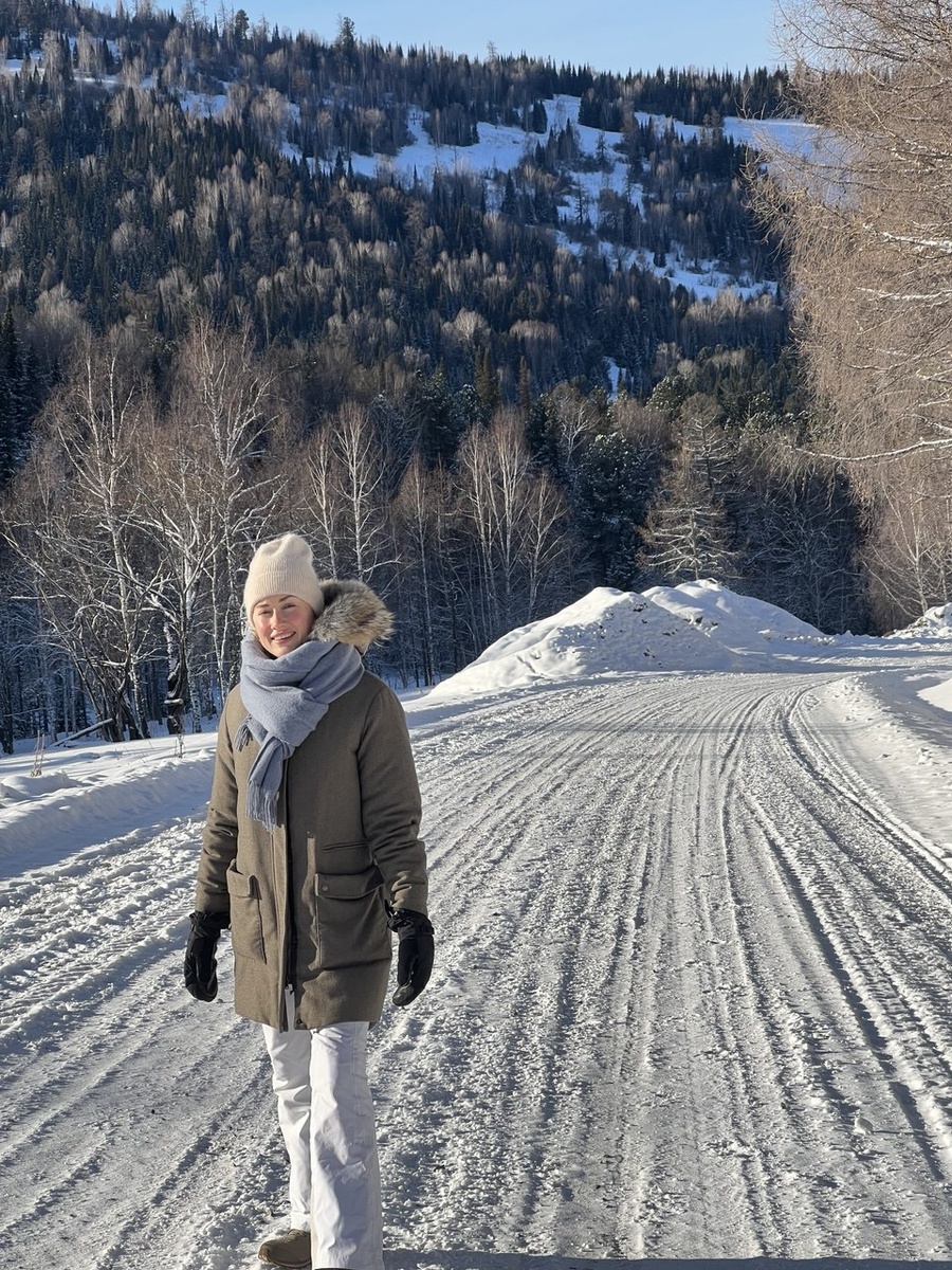 На фото: ведущая прогноза погоды на канале ТВЦ Анастасия Ларионова