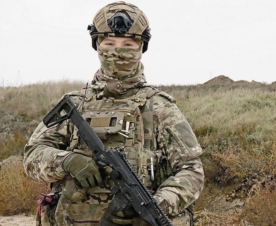    Его задача - обезопасить путь для боевых товарищей. Фото: из личного архива