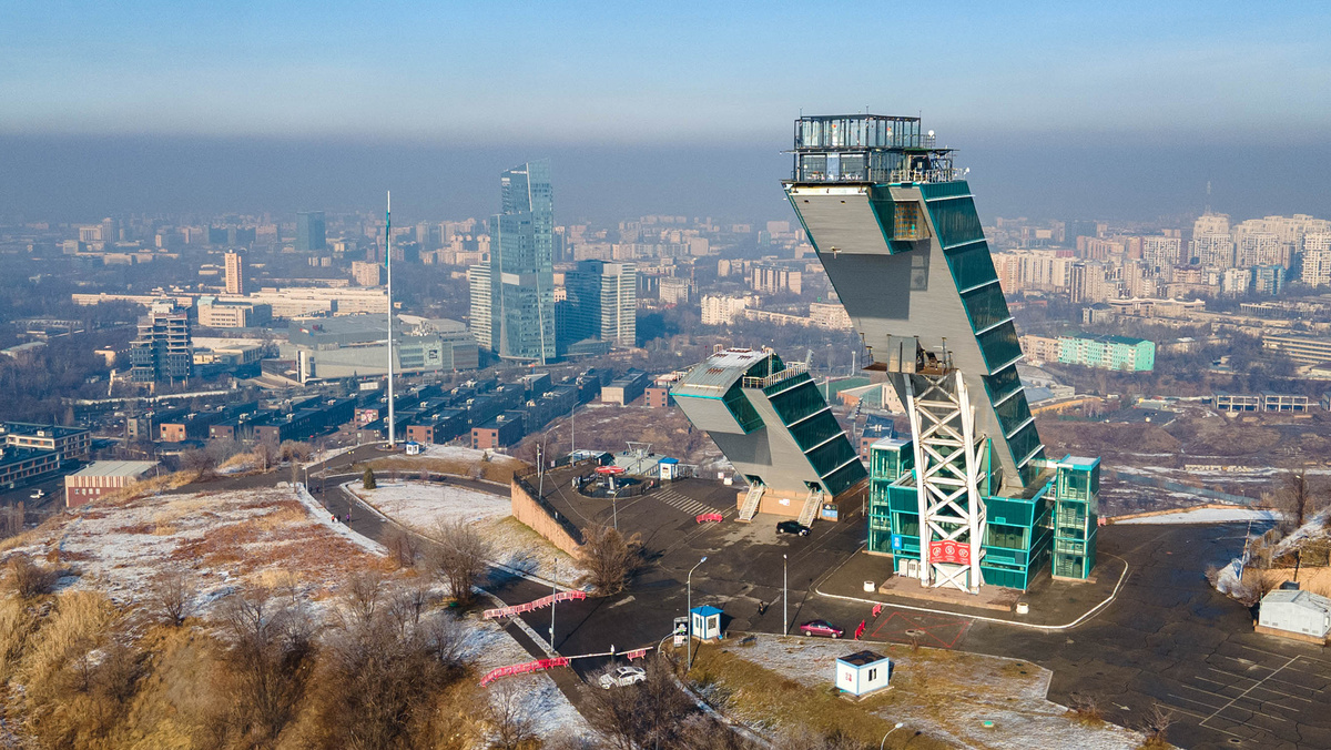 Трамплины Сункар в Алматы. Автор: Andy Lion.