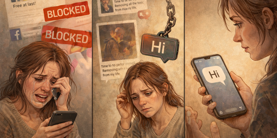 То ты заблокирована, то «привет» — и ты снова на крючке...
