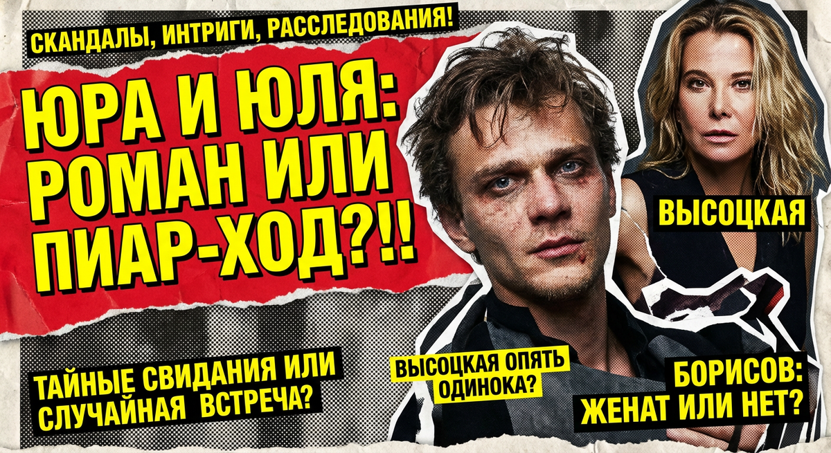 В сети обсуждают нежные объятия Юры Борисова и Юлии Высоцкой.