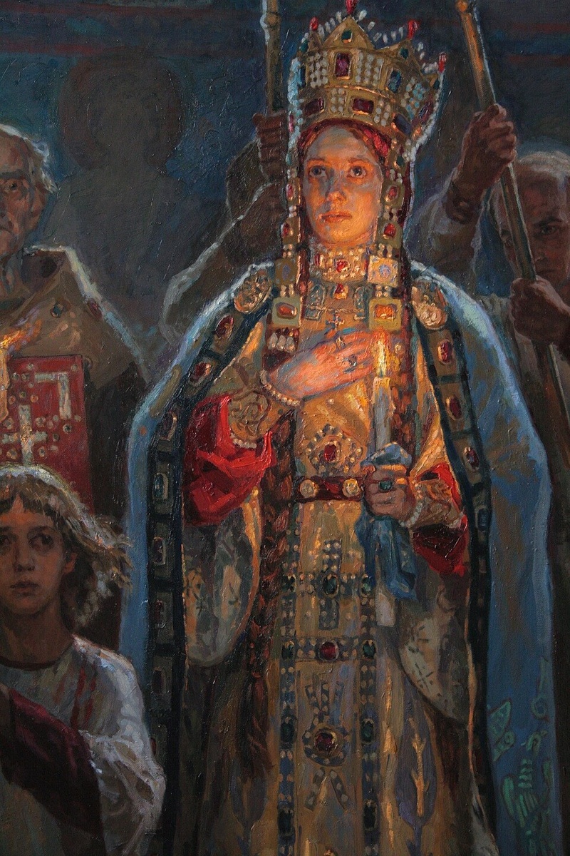 Анна Ярославна — королева Франции. Художник Илья Томилов