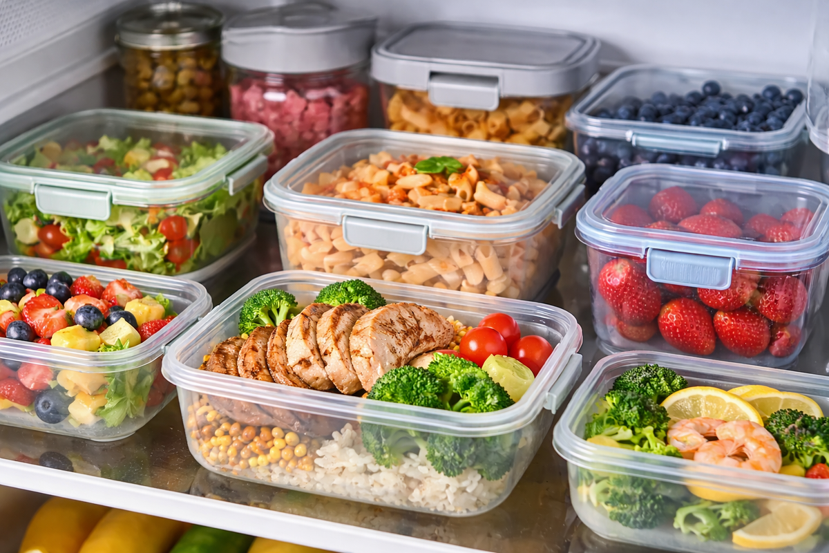 Organizirani hladnjak s hranom