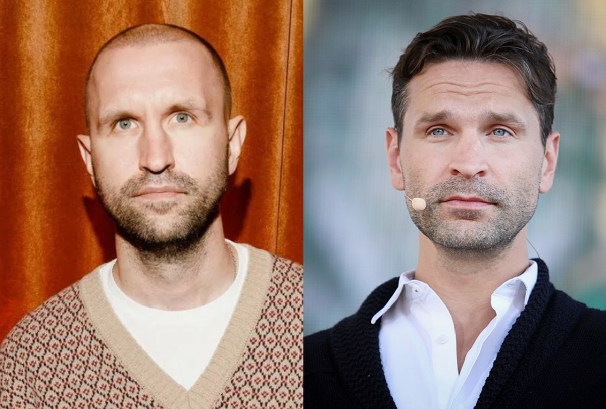 на фото слева Иван Добронравов, справа на фото Виктор Добронравов