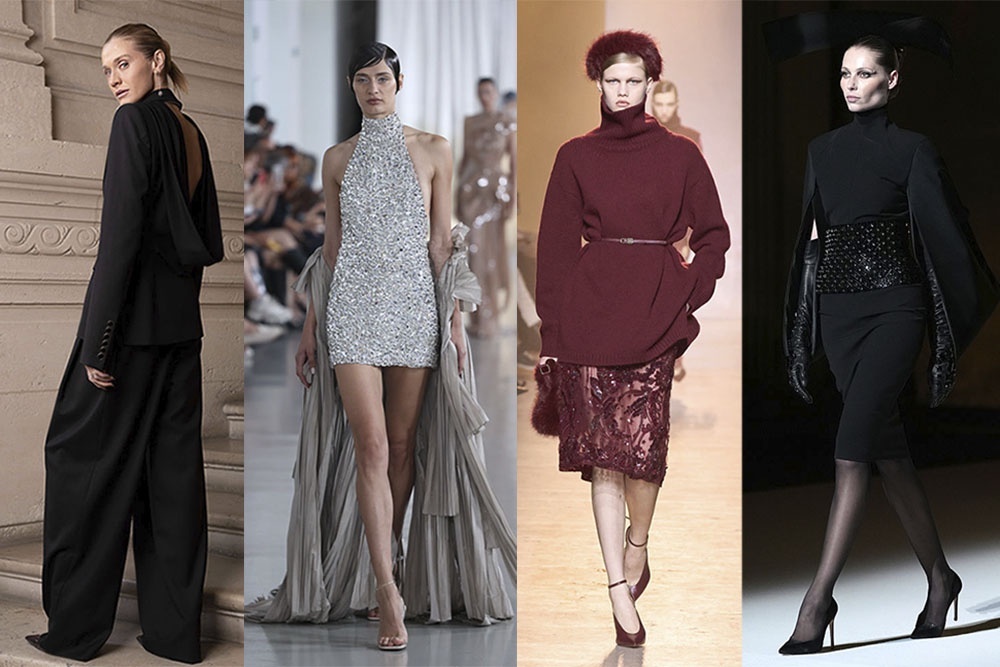    Образы для новогоднего корпоратива. Можно позволить себе актуальные тренды и смелые акценты. Показ, неделя моды - Осень/Зима 2025 - 2026 / Фото: Photo by Pierre Mouton/Getty Images for Nina Ricci/Photo by Olga Gasnier/Getty Images/Photo by Francois Durand/Getty Images