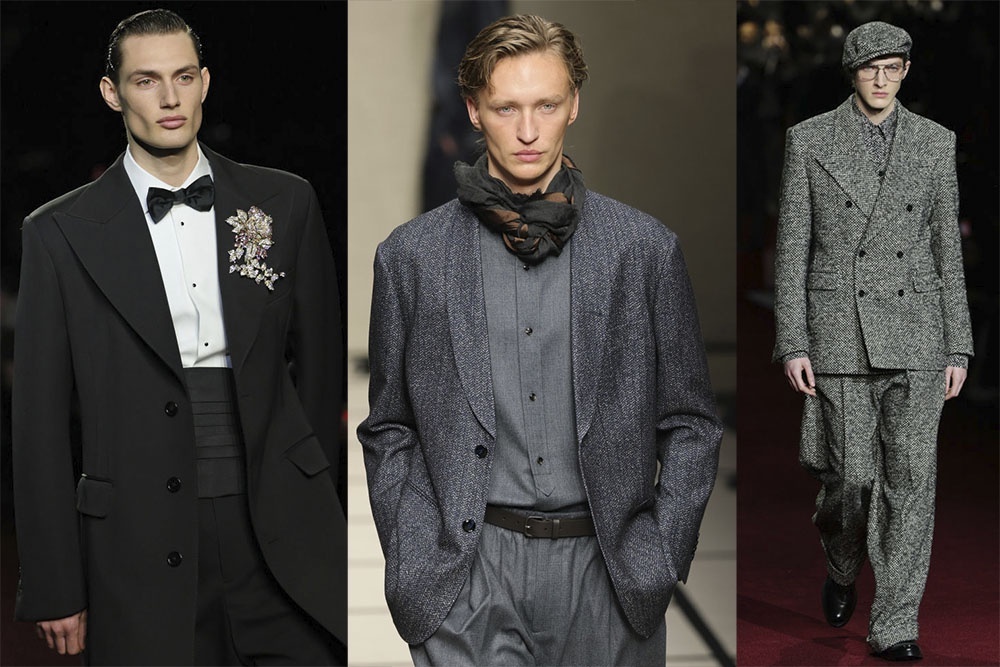    В тренде бархат, шелк, атлас для роскошного блеска и твид, вельвет, плотная шерсть для структурированных образов. Показ, неделя моды - Осень/Зима 2025 - 2026 / Фото: Photo by Vittorio Zunino Celotto/Getty Images/Photo by Vittorio Zunino Celotto/Getty Images/Photo by Vittorio Zunino Celotto/Getty Images