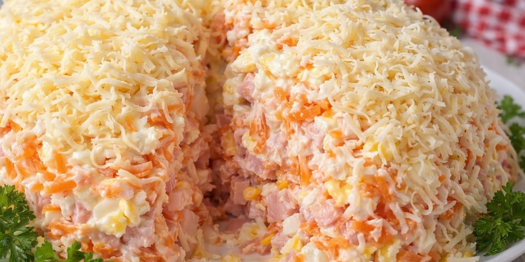 Теперь ни один праздник не обходится без этого салата! Все ингредиенты самые простые, но невероятно вкусно!