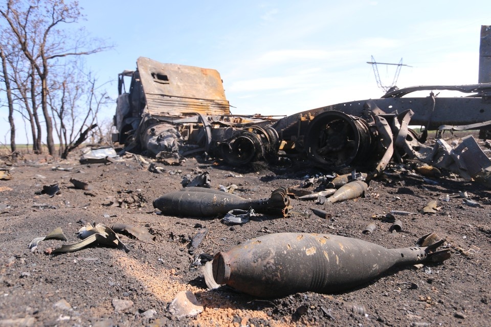    Удары наносятся по транспорту противинка Александр КОЦ