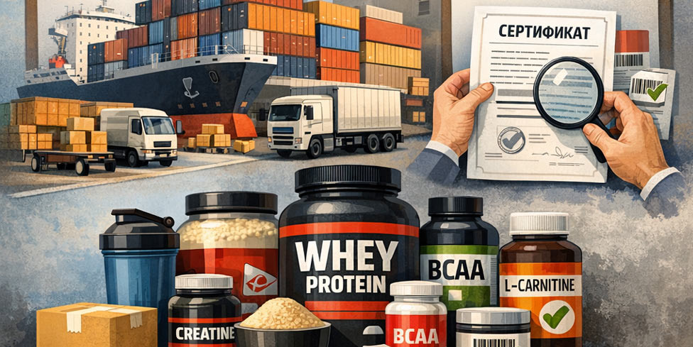 Спортивное питание при импорте: практические нюансы логистики и оформления
