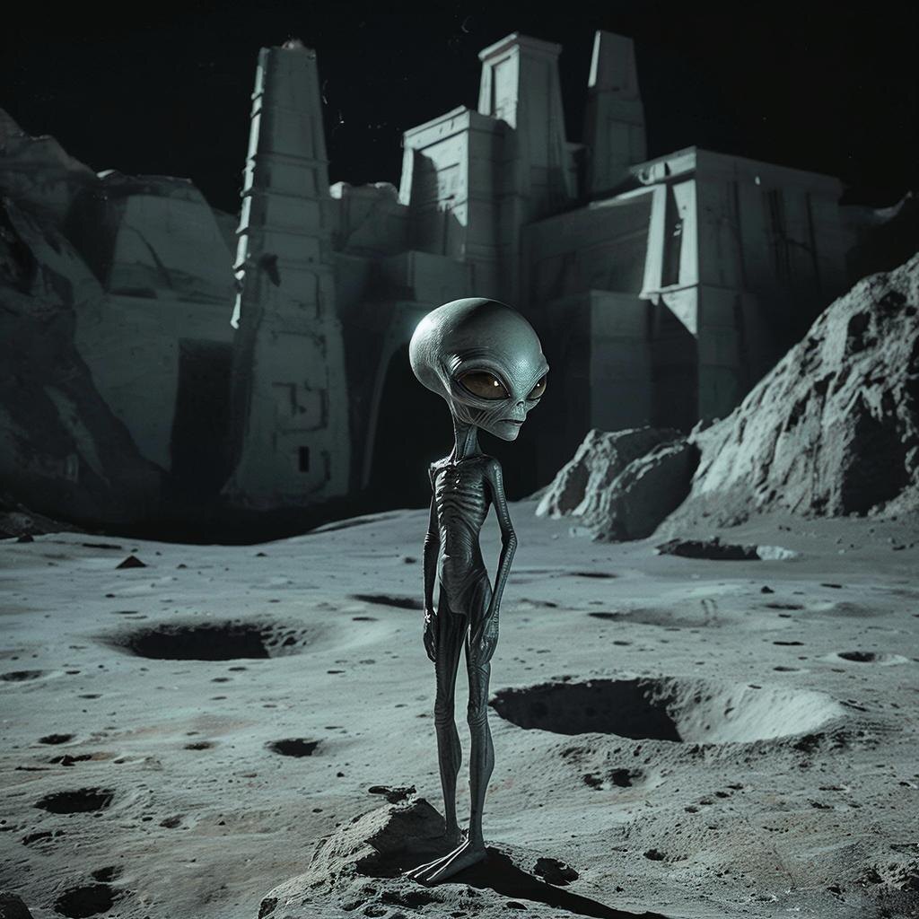 Пришелец на Луне