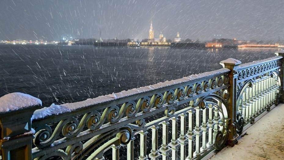    Снегопад в Петербурге. Автор фото: Ермохин Сергей