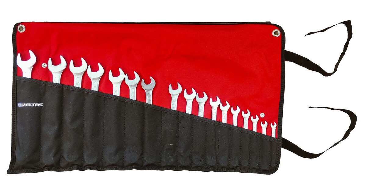 
Набор ключей комбинированных 17 предметов в чехле IZELTAS, артикул 13000005390