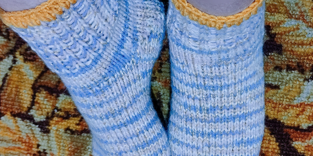 Теплые,зимние,плотные! Носочки спицами с носочной добавкой с удобной пяткой ,,бумеранг".МК.