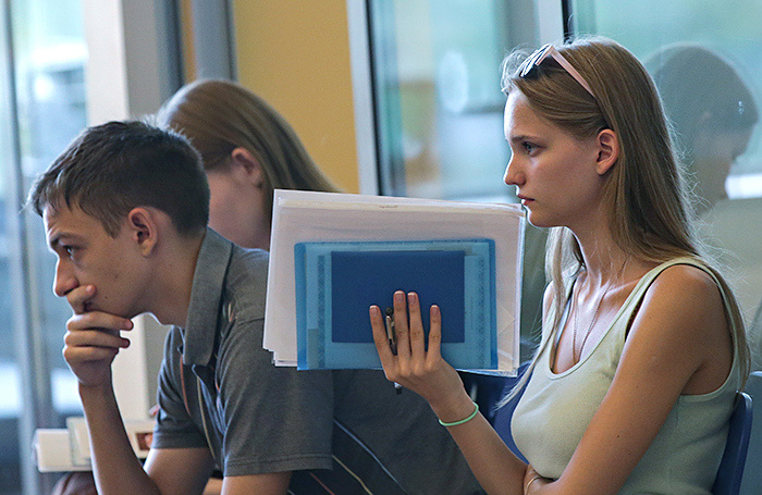    Работа приемных комиссий высших учебных заведений Москвы. Архив.Артем Геодакян/ТАСС