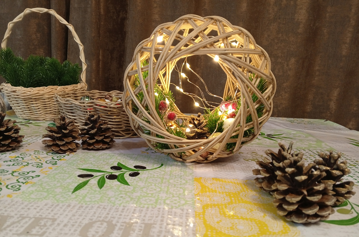 Новогодний шар. Фото автора