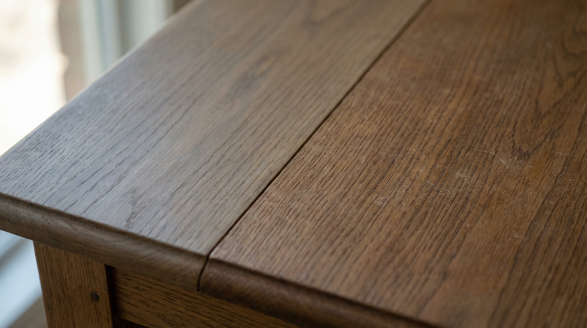 Разная матовость и текстура дерева