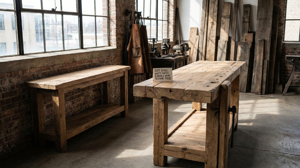 Матовая мебель в стиле лофт