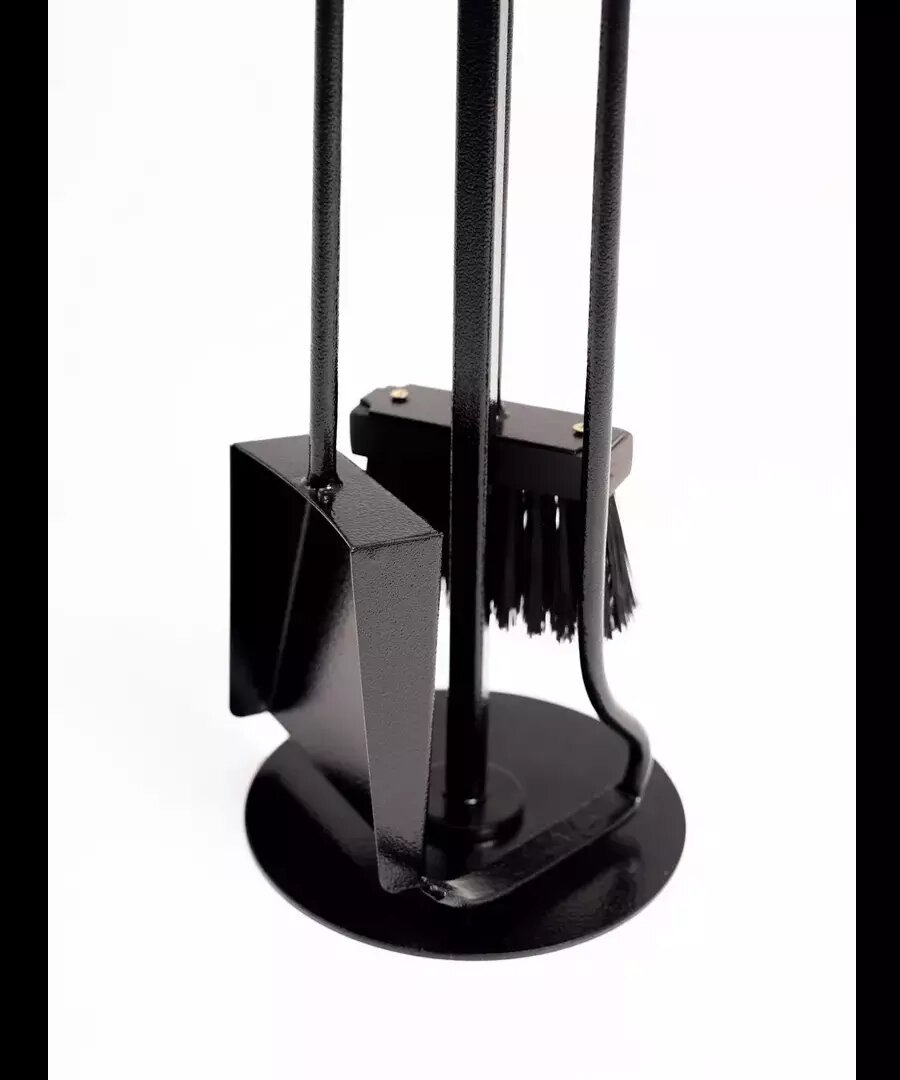 Набор для камина с деревянными ручками черного цвета от компании ТОРИЭЛЬ-КОСТЕР