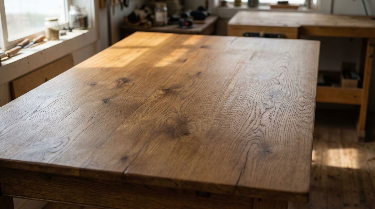 Масло сохраняет текстуру дерева