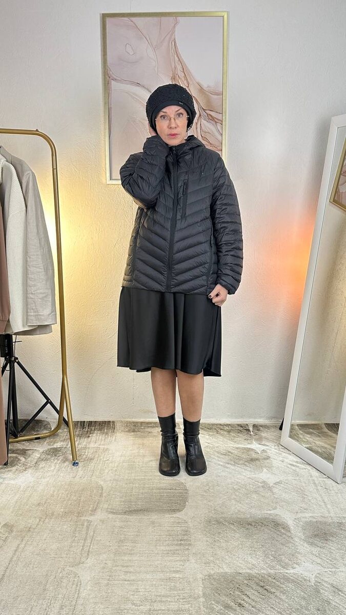 ужасный образ с юбкой неактуальной длины