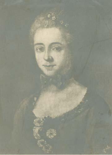 Мари Анна Катрин Флёри Дешамбо, баронесса де Лонгёй. Неизвестный художник.