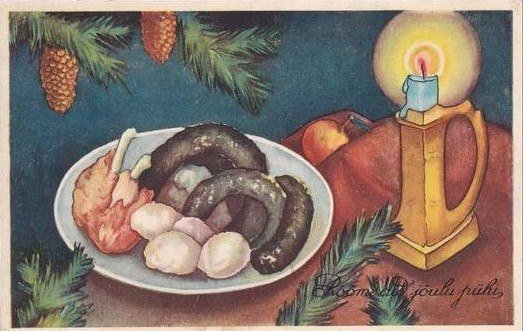 🍬Вкусности на советских новогодних открытках