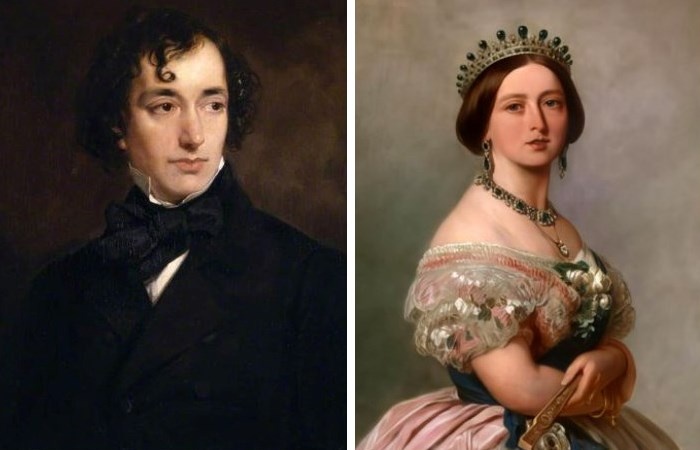 Бенджамин Дизраэли и королева Виктория в юности