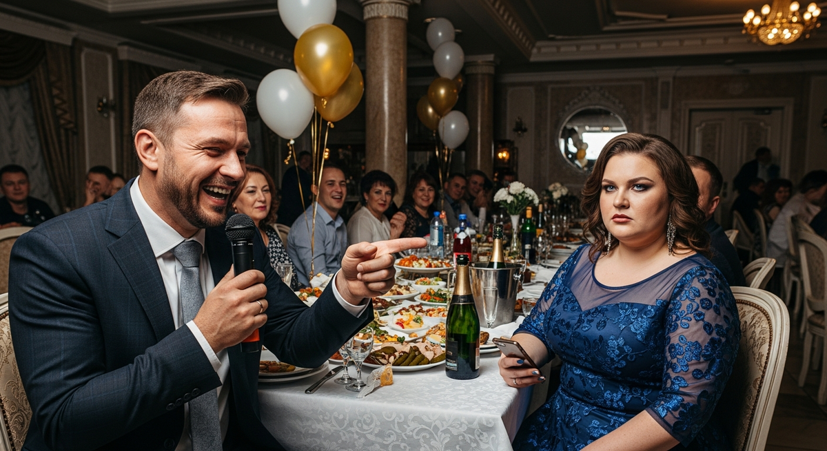 — МЧС вызывать будем, не пролезешь! — муж унизил меня на юбилее свекрови