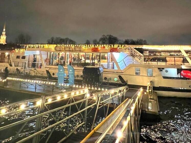     Причал имеет специальный трап и поручни для обеспечения доступа инвалидов и маломобильных групп населения. Фото: пресс-служба комитета по транспорту Петербурга