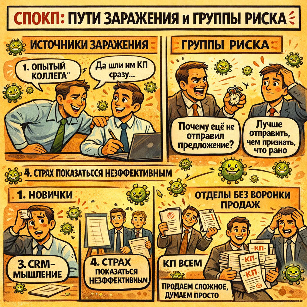 Пути заражения СПОКП