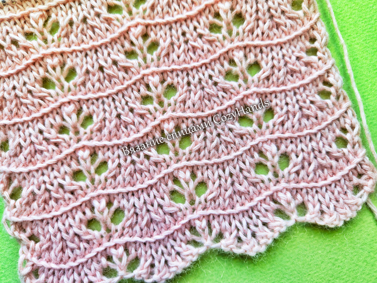 Ажурный узор с бабочками