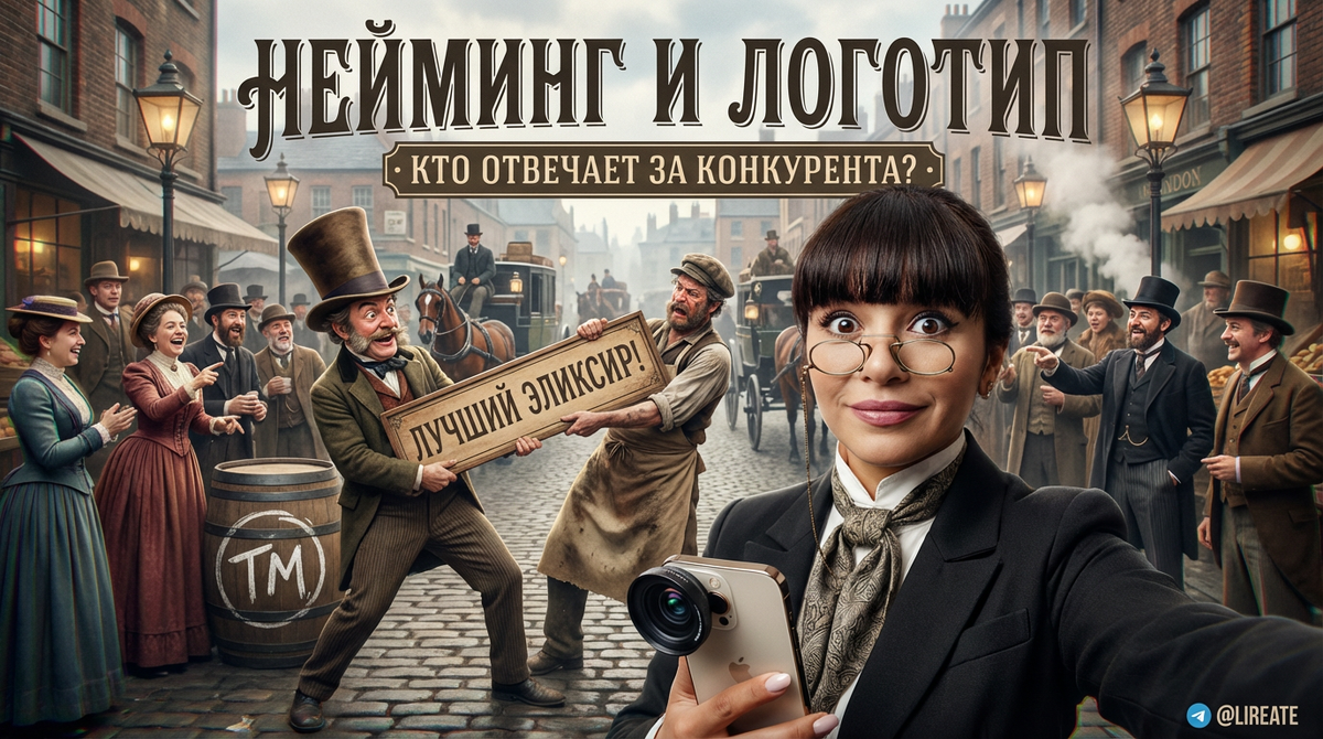    Обсуждение ответственности за нейминг и логотип в случае претензий конкурентов. Лирейт