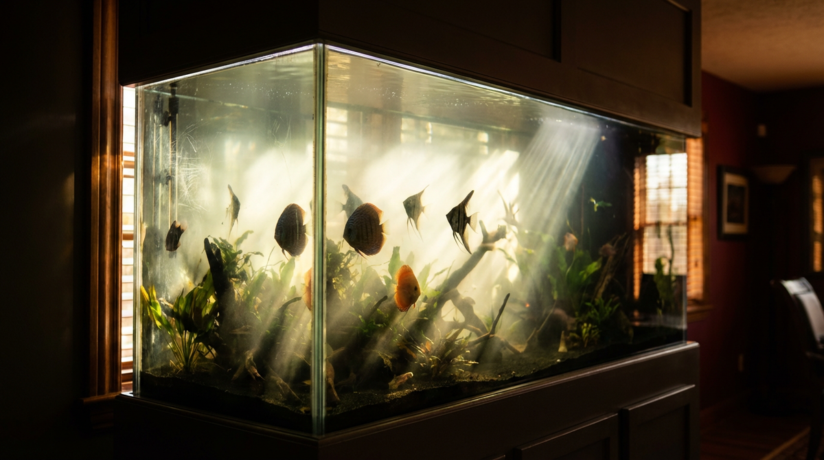 Аквариум помутнел