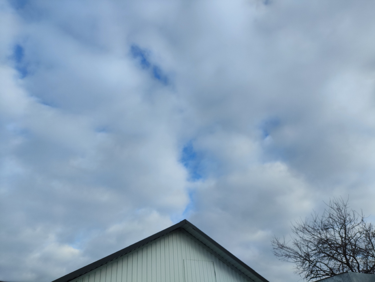 Вот, небо над домом правдивое )))