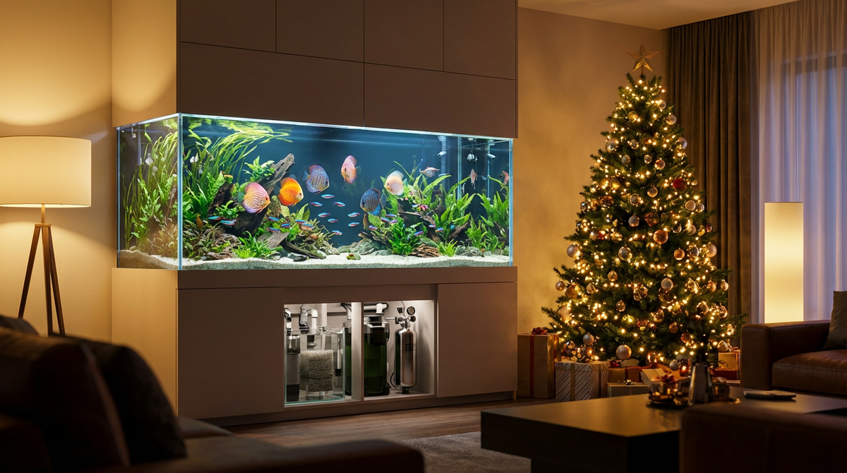 Аквариум к Новому году