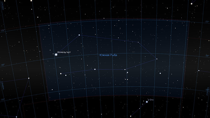Созведие Южная Рыба и звезда Фомальгаут. habr.com