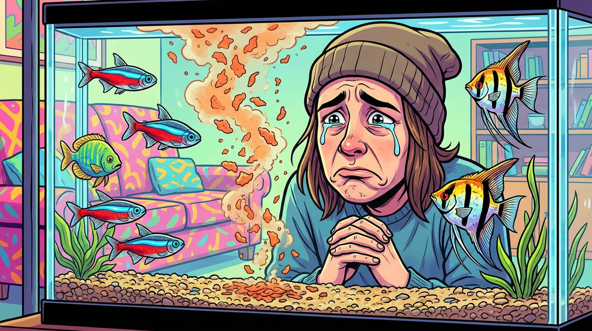 Рыбы не едят корм: 6 причин отказа от еды и что делать в первые 48 часов