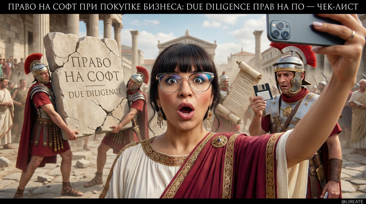    Чек-лист по правам на ПО при покупке бизнеса Лирейт